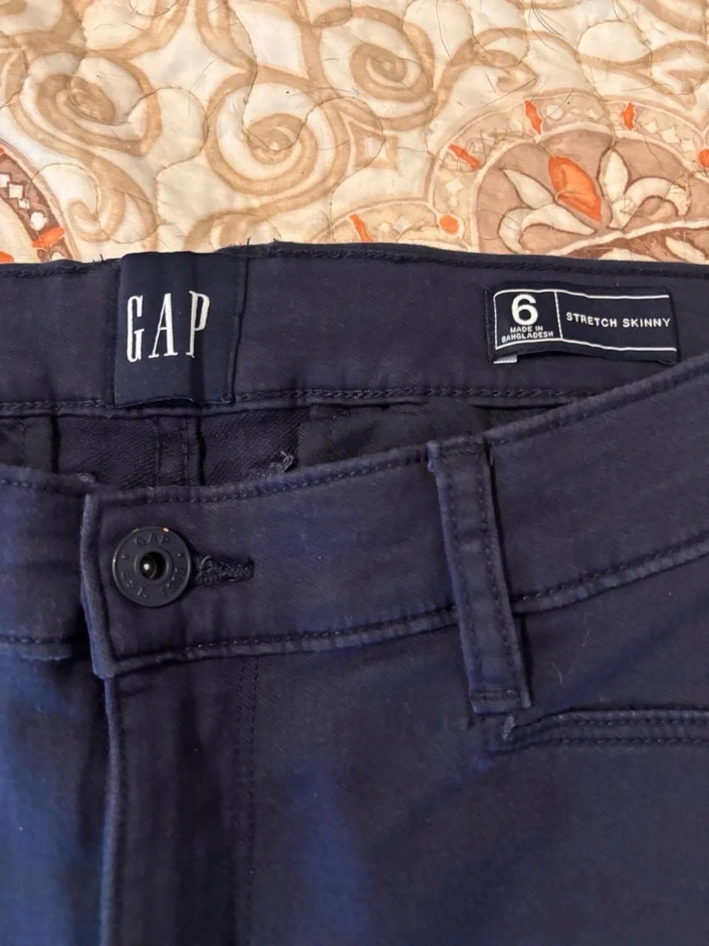 GAP Women's Dark Navy Stretch Skinny Jeans